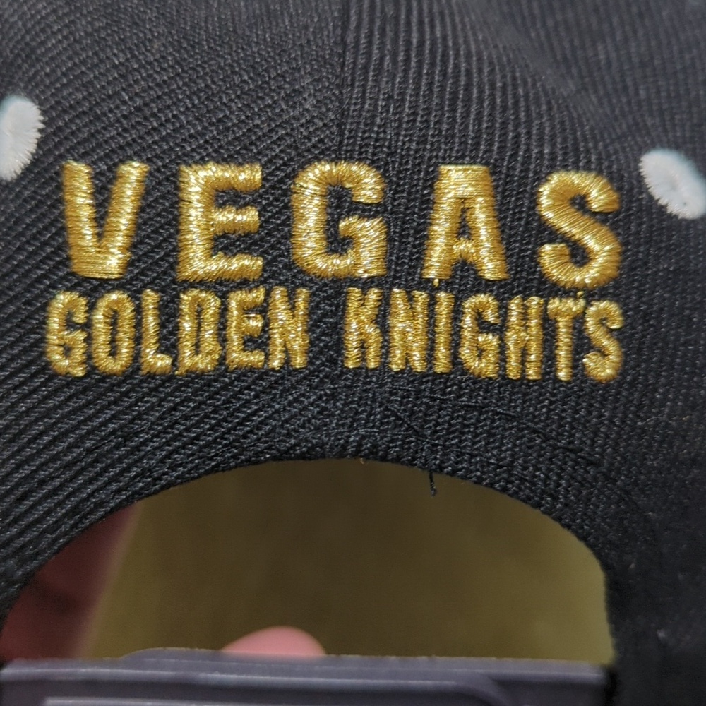 Black and Gold Vegas Golden Knights Logo Cap Youth!! New!! - Picture 9 of 11